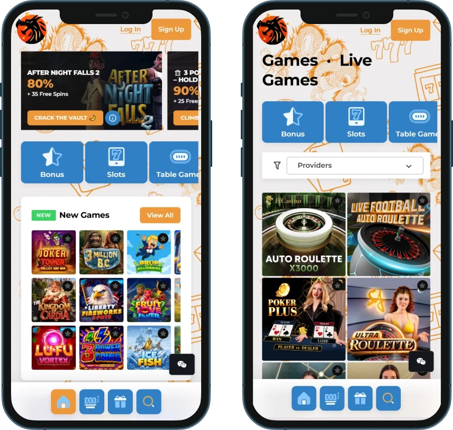 Lord of Spins Mobile Performance