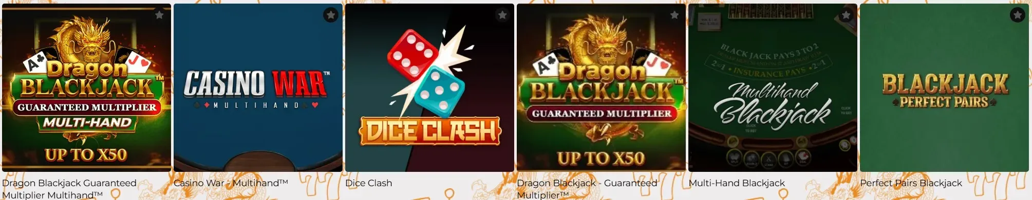 Table Games Range